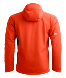 Bunda Ortovox Seceda Softshell Jacket M hot orange 2